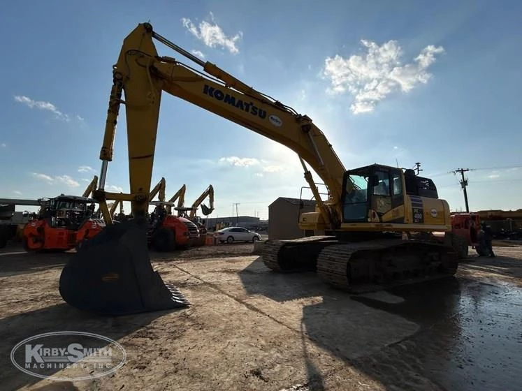 Side of used Excavator